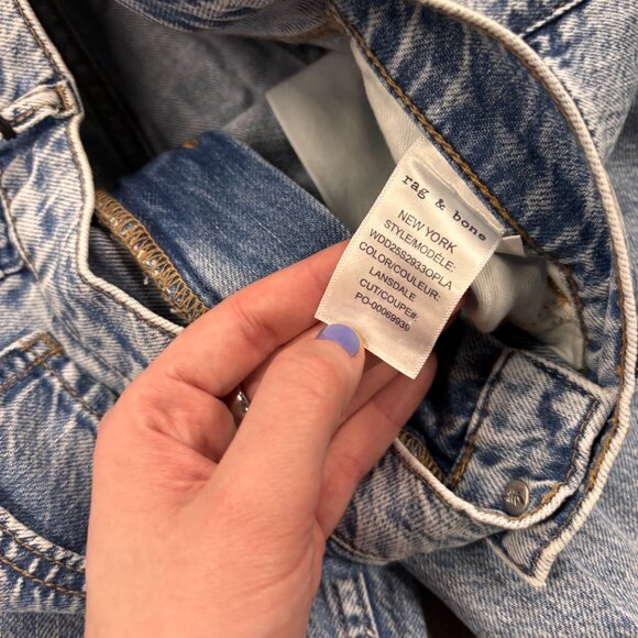 NWT Rag & Bone / Rag and Bone The Serena Crop Jeans in Lansdale - Picture 7 of 9